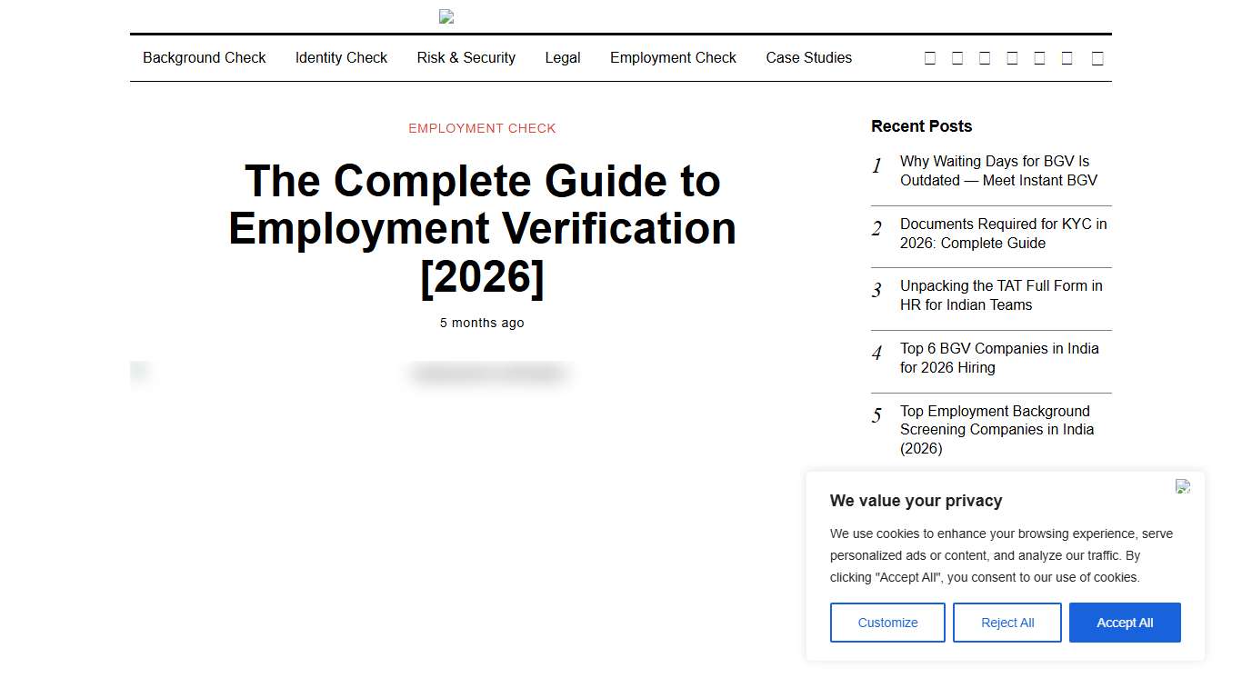 The Complete Guide to Employment Verification [2026] - SpringVerify Blog